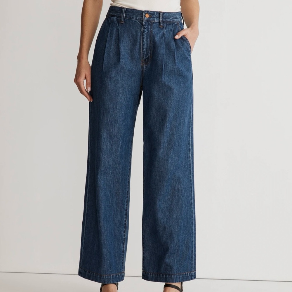 NEW Madewell Fairson Wash Harlow Baggy Wide Leg Jean in Size 32 - Picture 2 of 11